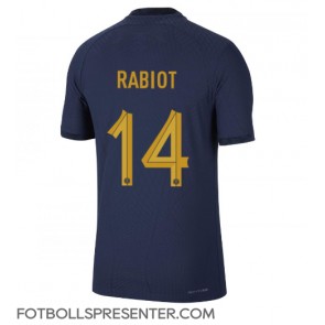 Frankrike Adrien Rabiot #14 Hemma Matchtröja VM 2022 Kortärmad